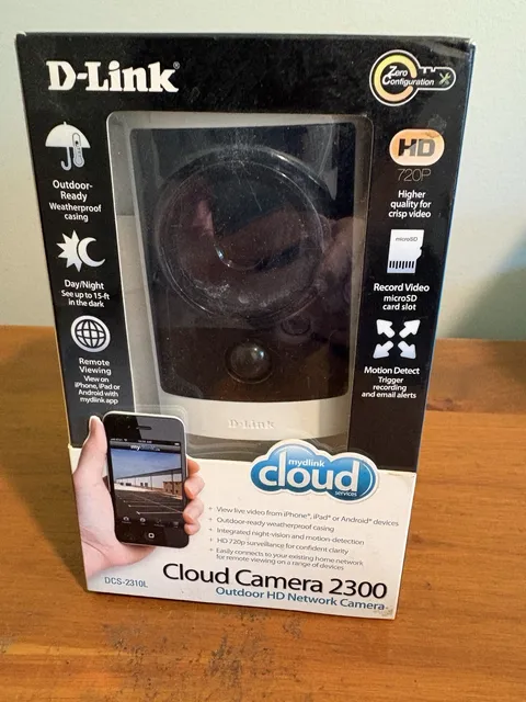 DLink® DCS2310L Outdoor HD Day/Night Cloud Camera 2300