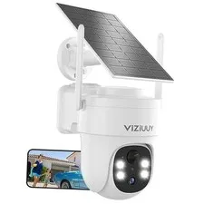 3MP Solar Security Cameras Wireless Outdoor, WiFi 6, 360°PTZ Camera | 3MP-1PK