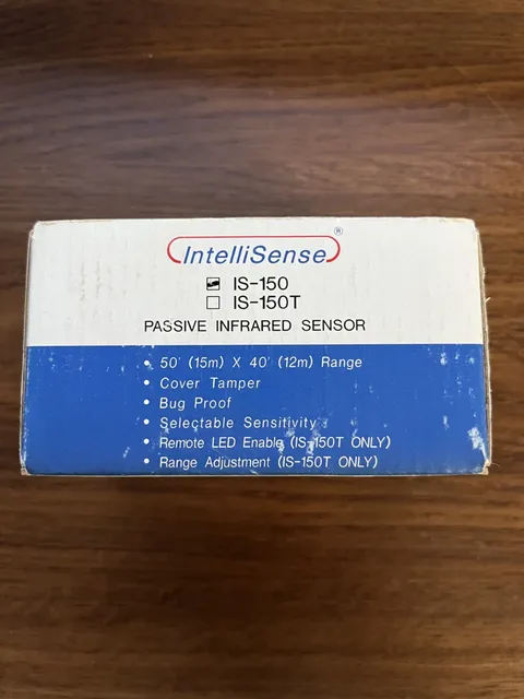 IntelliSense IS-150 Passive Infrared Sensor 50' x 40' Range