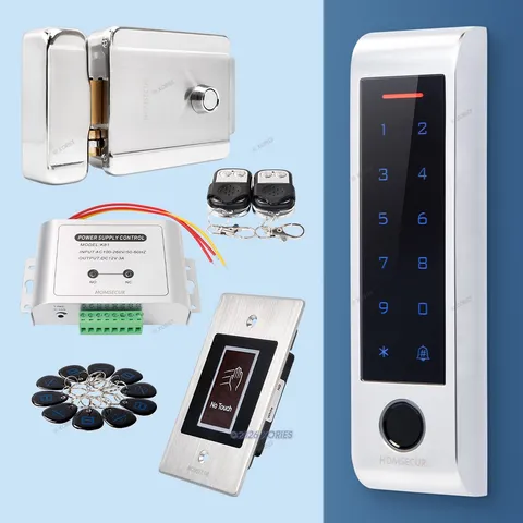 HOMSECUR Weatherproof WIFI Fingerprint RFID Access Control Set Lock APP Unlock