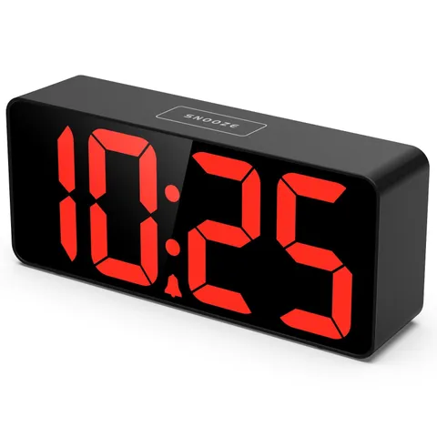 7.5 Inches Oversized Digital Alarm Clock for Seniors & Visually Impaired, Sim...
