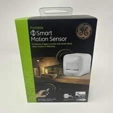 GE Portable Wire-Free EZSmart Motion Sensor Z Wave Plus Monitor W/mobile