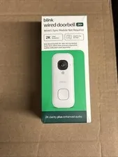 Blink - Wired Doorbell 2K+ Head-to-Toe 2K video doorbell, continuous hardwi...