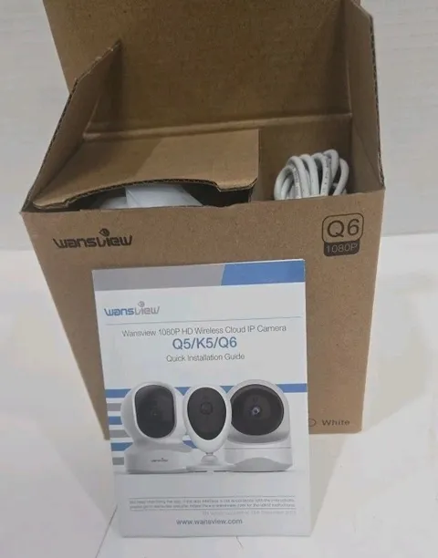 Wansview Q6 1080P Indoor WiFi Camera – Baby Monitor / Pet Cam – White