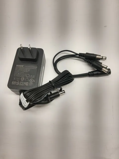 Night Owl Camera POWER ADAPTER, MSA-C2000IC12.0-24P-US +4-way power splitter