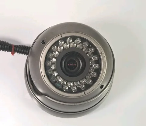 HD-TVI Outdoor Eyeball Camera With Auto- Iris VF Lens - 2.8 - 12MM - Untested 