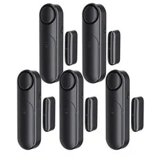 Window and Door Alarm When Opened (5 Pack) for Kids Safety/Home Security, Sli...