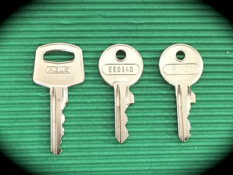 Replacement ABUS Padlock Keys Cut From Code Number-Key For Padlocks-Free Post