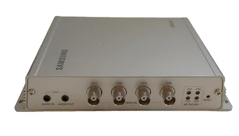 NEW Samsung SPE-400 4CH Network Video Encoder ONVIF H.264 CCTV IP Converter