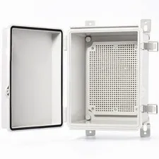 QILIPSU Waterproof Junction Box IP67 Outdoor 8.6"x6.7"x4.3", Grey Cover