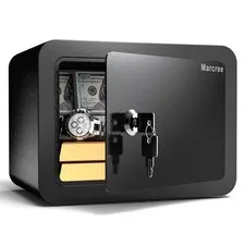 0.23 Cub Safe, Small Safe Box with Key, Mini Safe for Kids