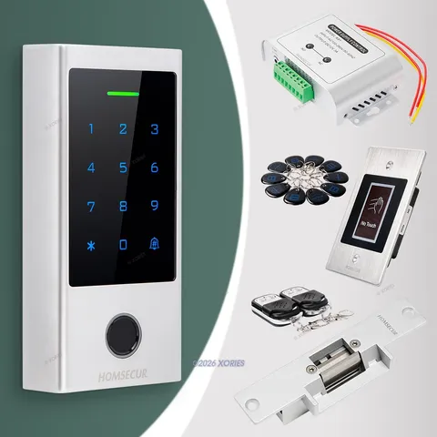 HOMSECUR IP66 APP WIFI RFID Access Control Set NC Strike Lock