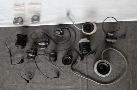 Lot Of 10 Mixed CCV TV Camera Lens Security Camera Tamron Computar Fujinon