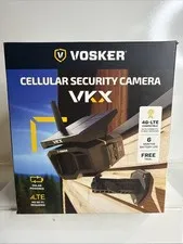 Vosker Vkx 4g Lte Solar Powered Outdoor Mobile Security Camera New