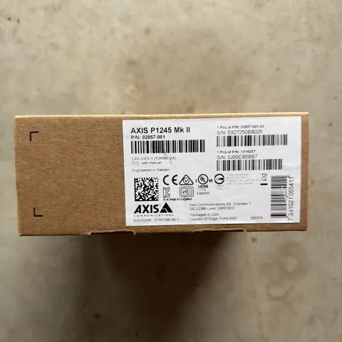 AXIS P1245  Mk II Camera (02857-001)
