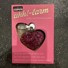 Ahh!-larm Personal Safety Alarm for Women Self-Defense Panic Pink NEW IN BOX