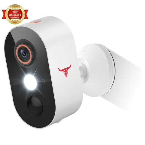 1080P Wireless Security Camera with AI Human Detection, Night Vision, 2-Way Talk