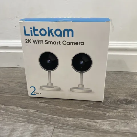 Litokam 2K WiFi Smart Camera 2-Pack Indoor Home Security LF-C1t Alexa New 