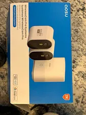 aosu WirelessCam Pro 2K QHD 2-Camera Wi-Fi System Alexa/Google Indoor/Outdoor
