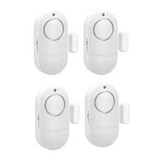 Door Window Alarm, 4 Pack 120DB Pool Alarm for Door, Home Security for Kids S...