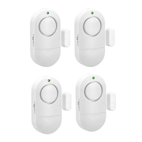 Door Window Alarm, 4 Pack 120DB Pool Alarm for Door, Home Security for Kids S...