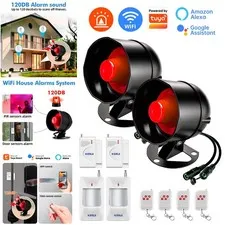 Fit Tuya Smart WIFI Security Alarm System Kit 110dB Wireless Loud Siren Horn
