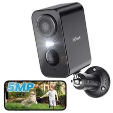ieGeek 5MP Outdoor Wireless Security Camera WiFi Home Battery CCTV Camera System