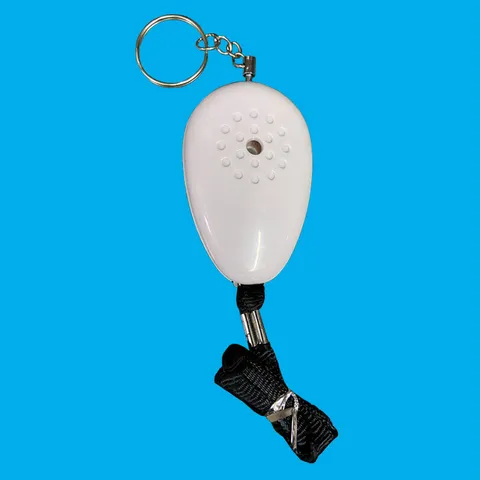 1x Personal Safety Rape Alarm Trigger Loud 100db Small Compact Keyring Holder