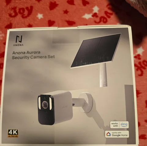 Anona Aurora 4K Solar Security Camera, Wireless Outdoor,8MP Color,Night Vision