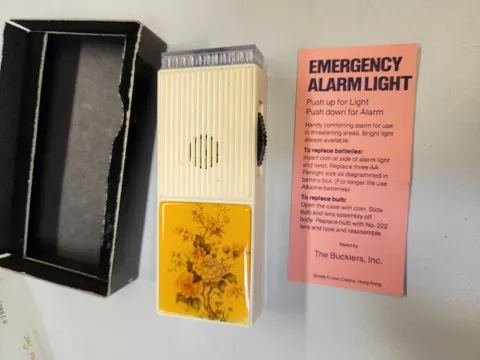 Vintage Emergency Alarm Light & Sound Made By Bucklers Inc. New Tested