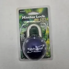 Sphero by Master Lock Purple Combination Lock 2075DAST New Sealed Ball Marvel