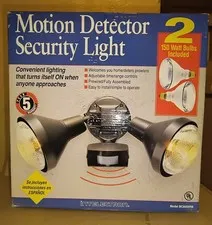 Intelectron Detector Security Light BC8009RB Motion Home Business Protection