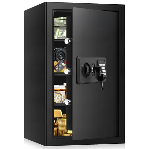 5.2 Cub Large Home Safes Fireproof Waterproof, Anti-theft Fire Safe with Prog...
