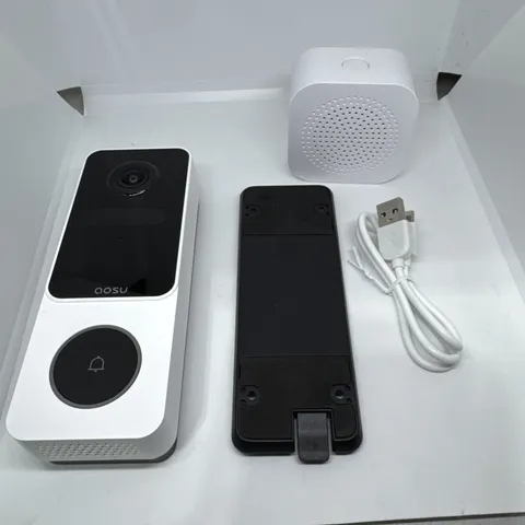 aosu Wireless Doorbell Camera with Chime, 2.4GHz,pre-owned Good Conditions
