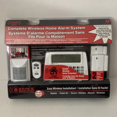Safe & Sound Complete Wireless Home Alarm Security System ITSS-9000 NEW/SEALED