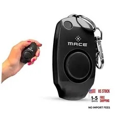 Personal Safety Alarm - Loud 130db Siren, Built in Black (Alarm Only)
