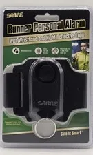 SABRE Runner Personal Alarm 130 dB Black Wristband Reflective Weatherproof RPA-…