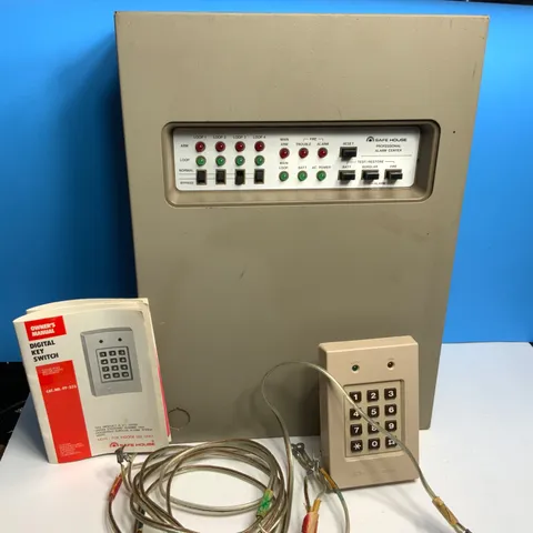 Safe House Professional Alarm Center with digital key switch Radio Shack