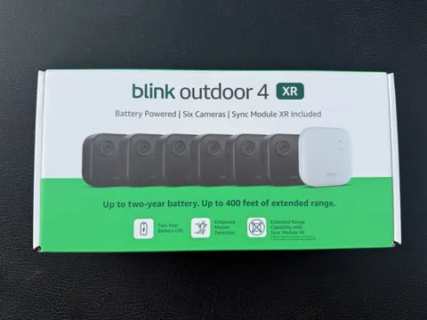 Blink Security Cameras Outdoor 4 XR 6 Camera Set with Sync Module HD Wireless