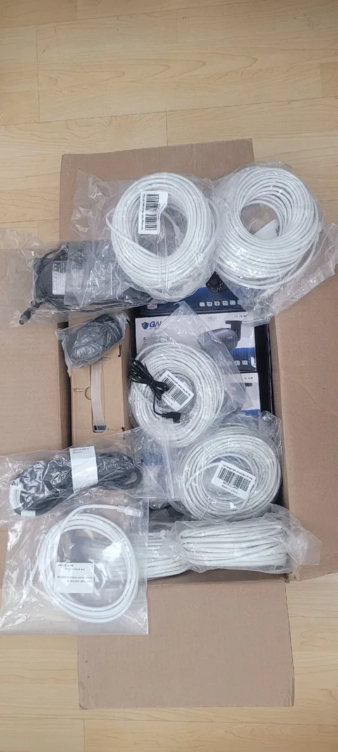 Start up Kit Set for Network Video Recorders Security Cameras Ethernet Cables