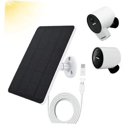 Solar Panel Compatible with Dark blue on the front, white on the back and edges
