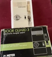 Vintage Door Guard 3 Electronic Burglar Alarm By Meyer Open Box