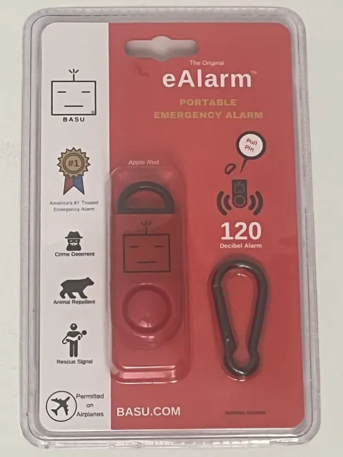 Personal Safety Keychain Alarm 120 dB Anti-attack Emergency Red