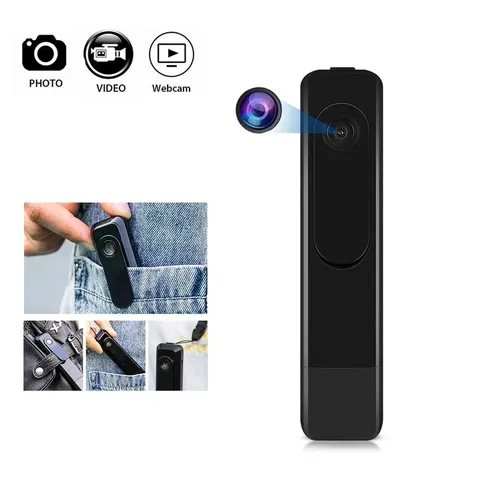 1080P Mini Body Cam Portable Wearable Clip Pocket Cam Video Recorder DVR USB PK2