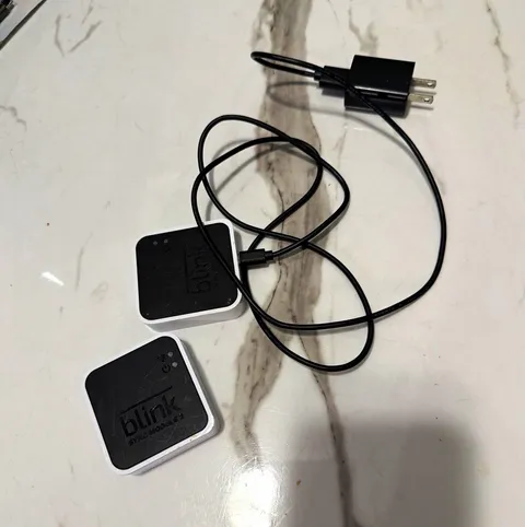 Blink Sync Module 2 Lot of 2 BSM00401U Wi-Fi Smart Home Hub w/ Power Adapter