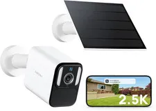 Aurora 4K Solar Security Cameras Wireless Outdoor, Forever Power with Solar Pane
