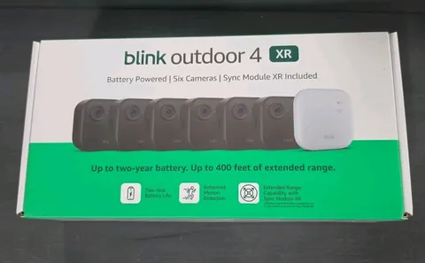 Blink Security Cameras 6 Camera Set Outdoor 4 XR with Sync Module HD Wireless