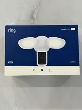 Ring Floodlight Cam Pro Wired 2nd Gen (Newest Model) Retinal 4K - White - SEALED