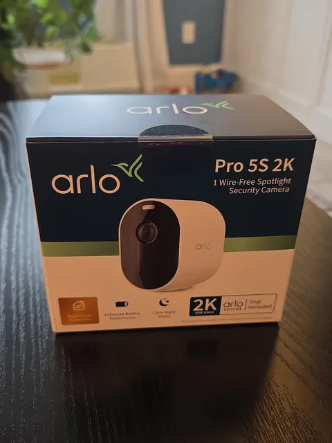 Arlo Pro 5S 2K Indoor/Outdoor Wire-Free Spotlight Security Camera - Sealed