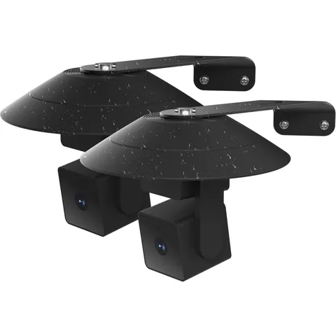2 Pack Wall Mount for WYZE Cam Pan V3 & Cam Pan V4, Weatherproof Cover and Ou...